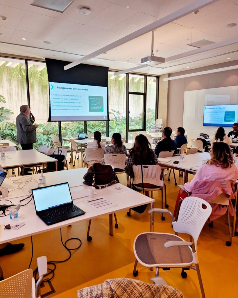 Participação do Dr. Felipe Andrade na Jornada Inicial do Paciente Oncológico, realizada no Centro de Ensino e Pesquisa Albert Einstein